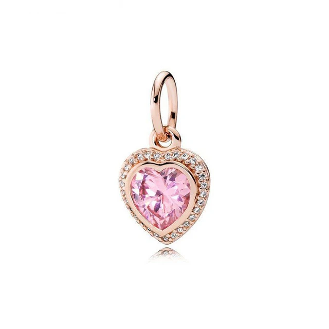 

Kaliyah 100% 925 Sterling Silver 1:1:380366pcz Gold Silver Rose Jewel Love Heart Jewel Original Frequency Free