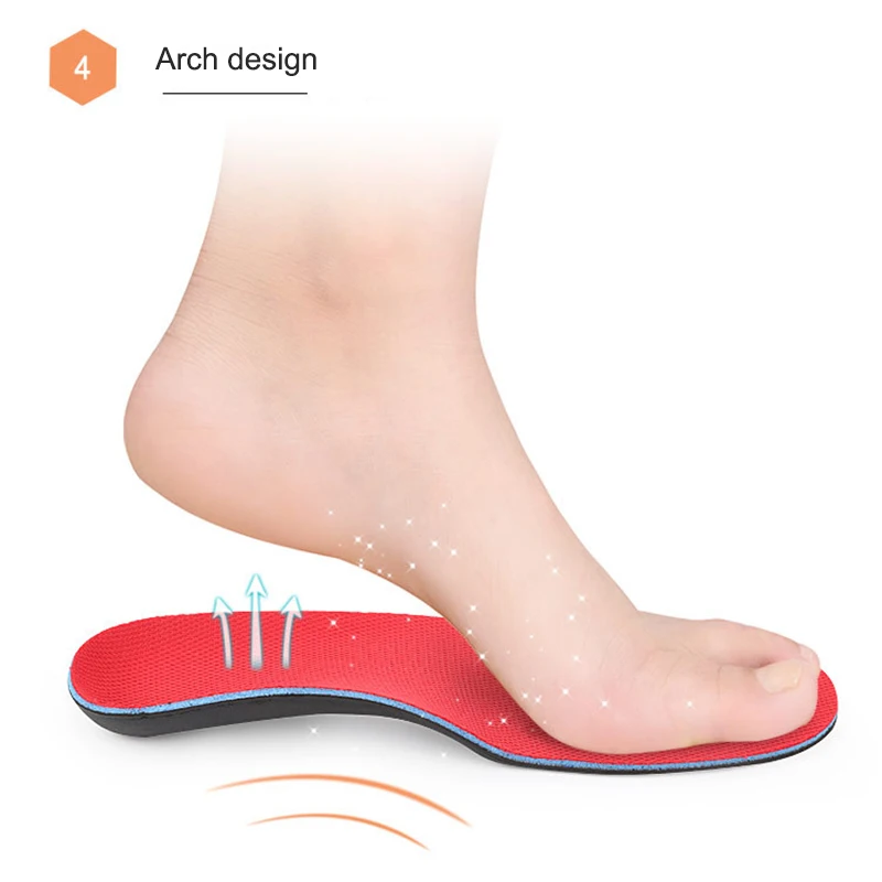 

1 Pair Orthopedic Insole for Flat Foot EVA Sole Pad Arch Support Cushion Insoles MUG88