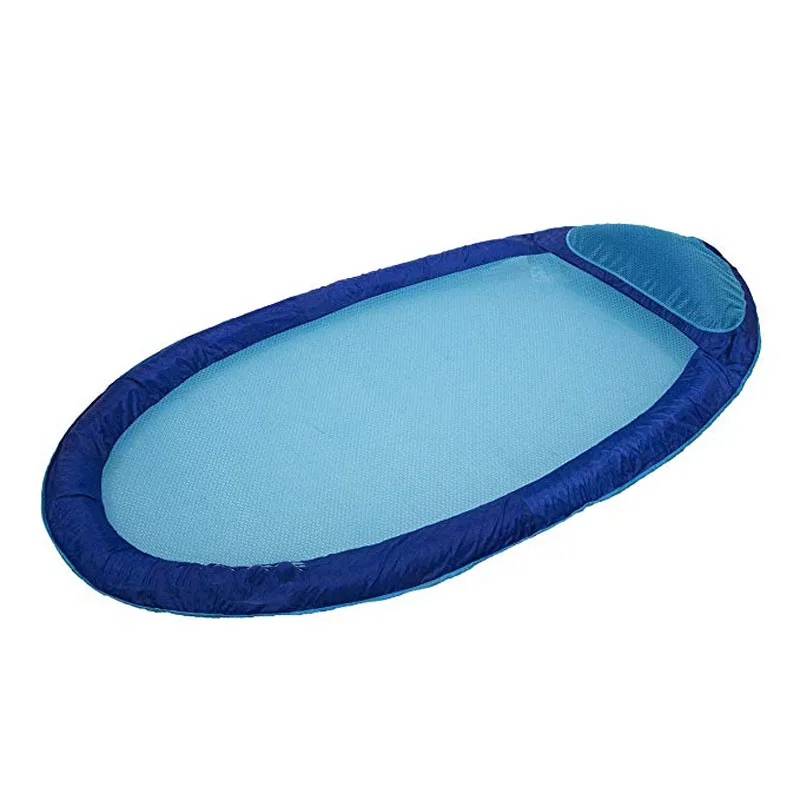  Portable Swimming Inflatable Float Summer Air Water Hammock Pool Lounge Water Floating Bed Beach Ch