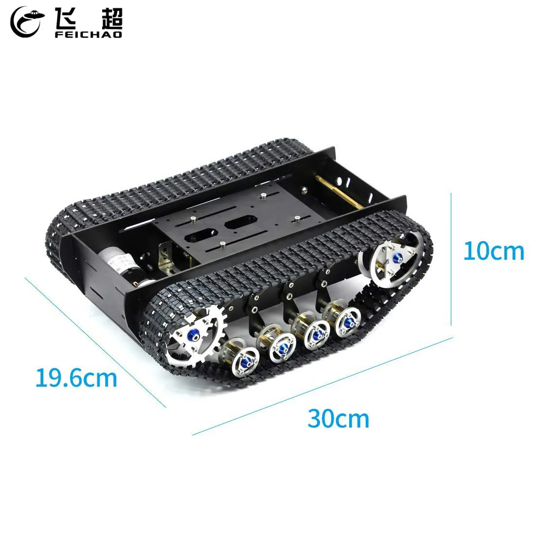 Handmade DIY Kit Robot Tank Truck Chassis Light Shock Absorbed Damping Balance Tank Robot Chassis for Arduino Spare Parts