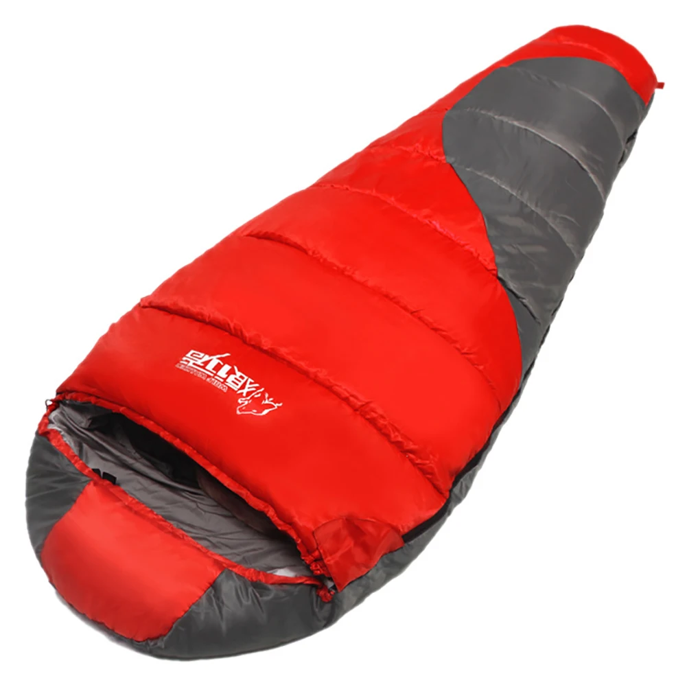 

Outdoor Camping Multifunctional Hanging Waterproof Travel Hooded Adults Warm Sleeping Bag Autumn Winter Adjustable Storage