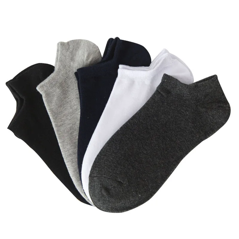 5pairs/lot Spring Summer Men Cotton Ankle Socks For men's Business