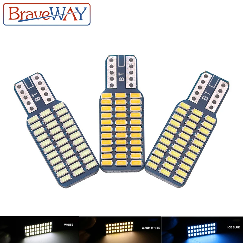 

BraveWay T10 LED light bulb car CANBUS no error 12V 24V Super bright clearance bulb lamp white ice blue Reading Dome Car Door