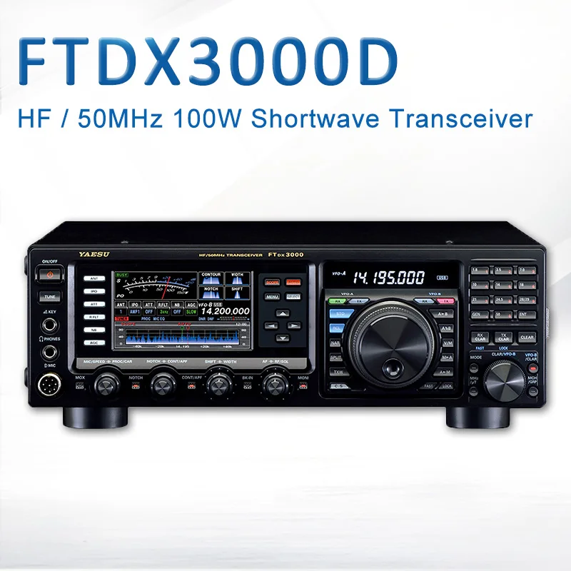 Yaesu FTDX 3000D Shortwave Radio HF/50MHz Multimode Multiband 100w Shortwave Radio Transceiver