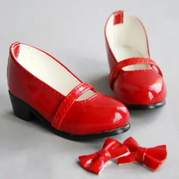 

[wamami] 122# New Red Cute 1/4 DZ MSD AOD BJD Dollfie Synthetic Leather Shoes