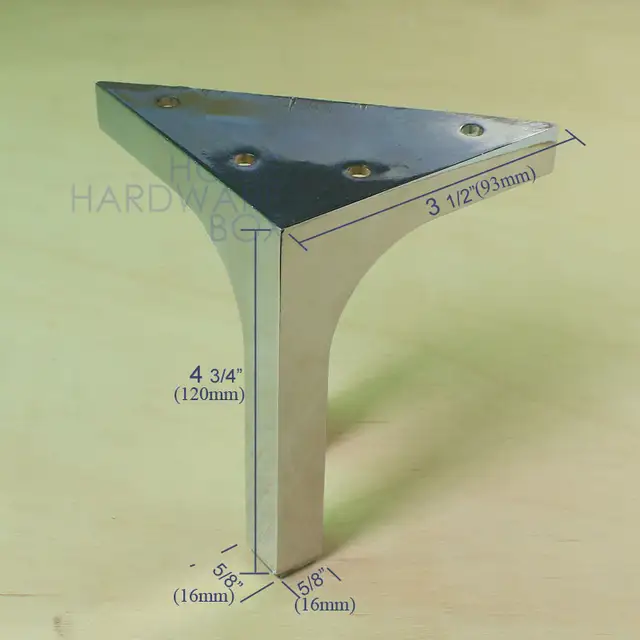 Online Sofa Legs Metal Feet Chrome Finish Pack Of 4 Corner Leg Placeholder Sofa Legs Metal Feet Chrome Finish Pack Of 4 Corner Leg Stand 12cm Height
