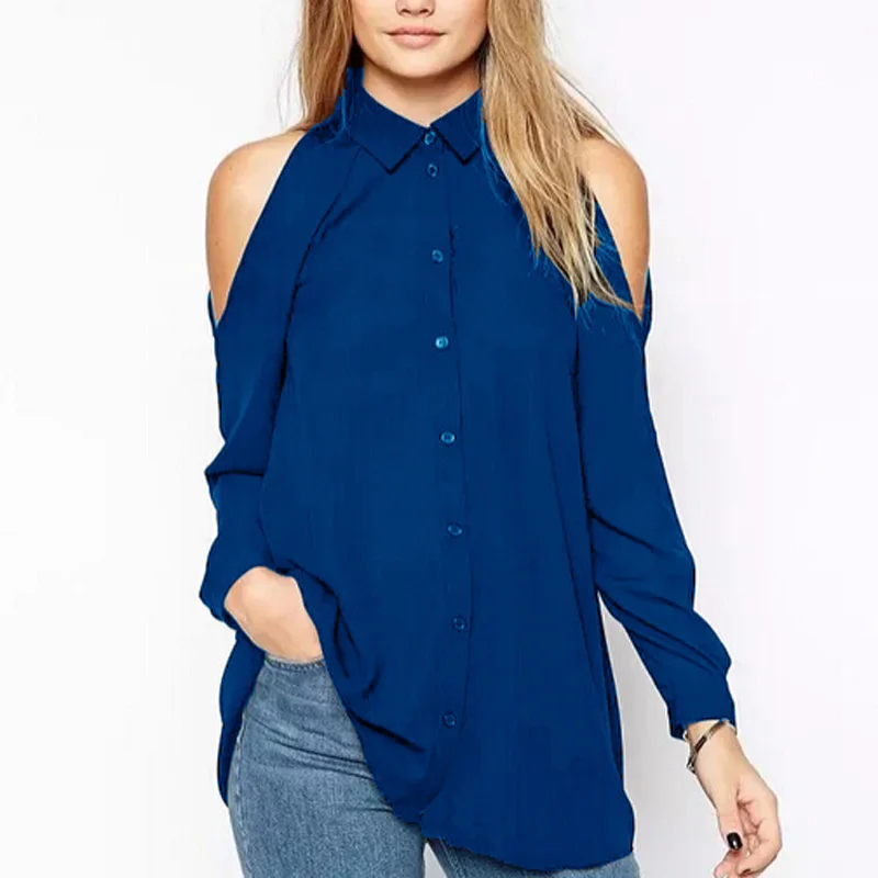 

Women Tops 2019 Vintage Plus Size S 6XL Long Sleeve Off The Shoulder Vintage Chiffon Blouses Women Blusas 4XL 5XL Blouse