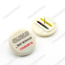 1000 шт./лот одежды чернильная Бирка EAS электронного отслеживания товаров, при заказе от предупреждение физические идентификаторы устройств для одежды для магазина розничной торговли без частоты белого цвета