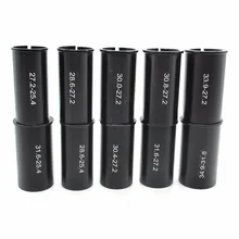 10 размеров, регулируемый диаметр 25,4/27,2-27,2/33,9 мм, подседельный штырь для велосипеда, рукав для подседельного штыря для горного велосипеда, подседельная штырь, адаптер