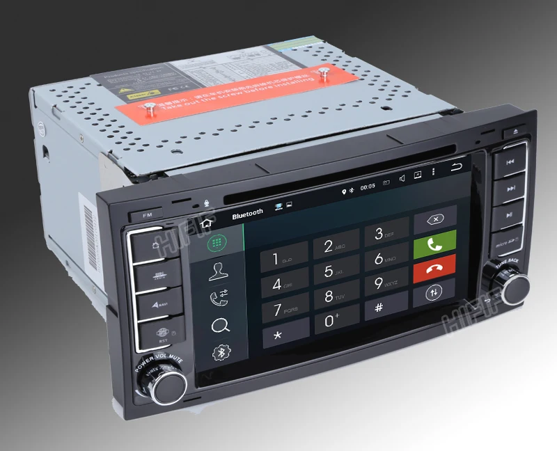 Top HIFIF Android 7.12 Two Din 7 Inch CarDVD Player For Touareg/Volkswagen With Dual Channel Canbus 3G Wifi GPS Navigation Bluetooth 4