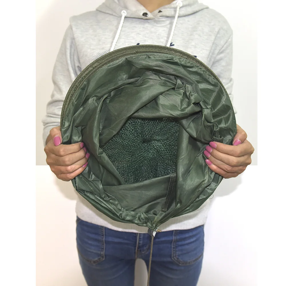 folded fishing cage trap net
