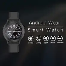 Android Wear Dual-core Metall Smart Uhr für iPhone Android mit Pulsmesser Bluetooth 4,0 Internet Teilen Smartwatch S77