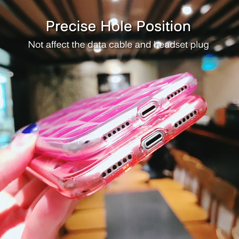 Diamond Texture Case For iPhone X XS MAX XR Soft Phone Cover For iPhone 6 6s 7 8 Plus Luxury Transparent Cases Ultra Thin Coque Diamond Texture Case For iPhone X XS MAX XR Soft Phone Cover For iPhone 6 6s 7 8 Plus Luxury Transparent Cases Ultra Thin Coque