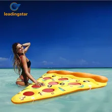 Leadingstar Giant Inflatable Pizza Slice Float Jumbo Swimming Pool Raft with Cup Holders Toy for Childrens and Adults zk30