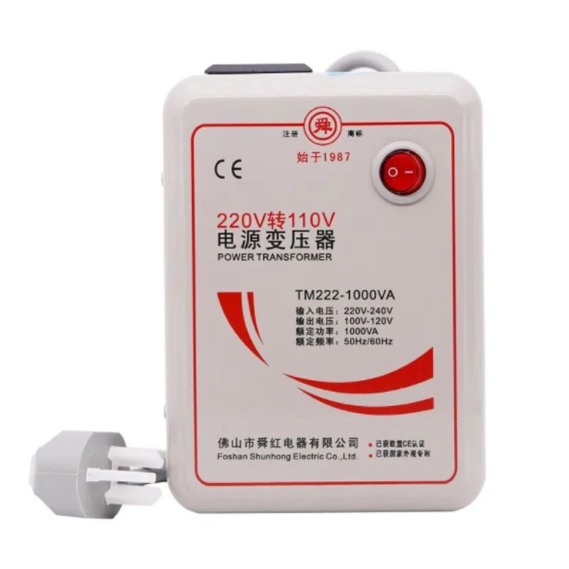 

1000W regulated anti-interference, filter isolation transformer, pure copper isolation transformer, AC220V to AC110V, special pr