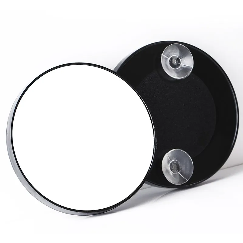 

10 X Magnifying glass Mirror wall small Round compact makeup Mirror with two Suction Cups/suckers