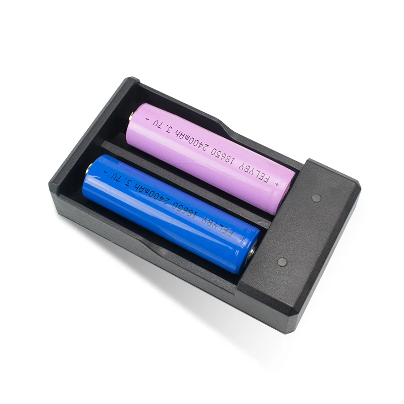 FELYBY USB быстрое зарядное устройство для литий-ионного аккумулятора 18650 18350 16340 10440 14500 защита зарядных устройств Зарядное устройство Поддержка большинства аккумуляторов