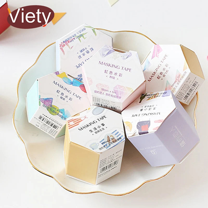 

1.8-3cm*5m Leisure life decoration washi tape DIY decoration scrapbooking planner masking tape adhesive tape label sticker