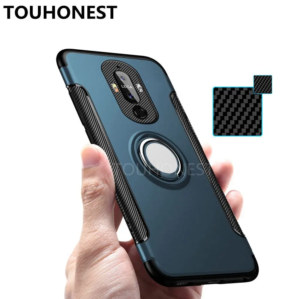 

Metal Ring Holder Shockproof Case For Huawei P20 lite Mate 10 Pro mate 20 P10 lite Honor 10 9 lite 8 V10 V20 P30 Pro Nova 4 3 Y9