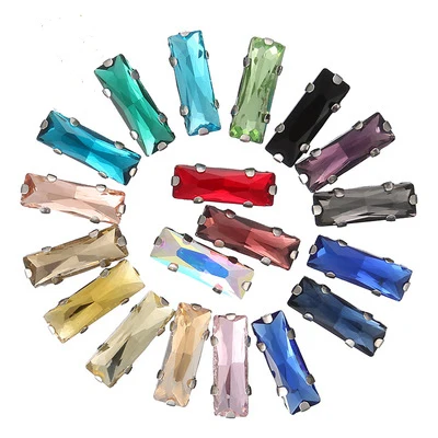 

MIX COLOR Straight strip Crystal Glass Sewing Rhinestones DIY Women's Shose and Wedding Dresses Ornament Costume