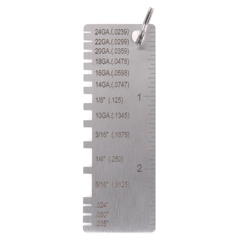 Stainless Steel Wire Gauge Thickness Measuring Tool Wire/sheet Metal