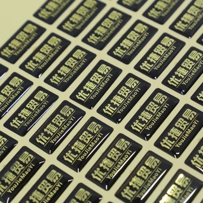 

Free shipping 1000 pcs Crystal drop plastic sticker Transparent crystal glue drops plastic stickers printing