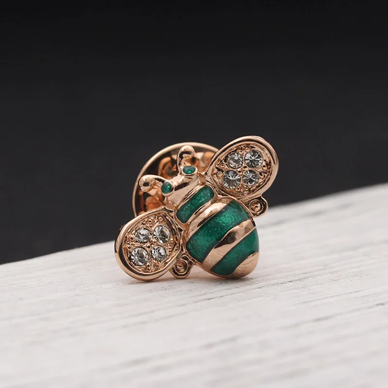 UALGL Fashion Cute Bee Insect Badge Suit Decorations Collar Pin Brooches For font b Women b