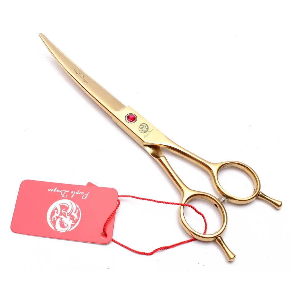 8" Purple Dragon Stainless Cats Clipper Dogs Grooming Scissors Up Curved Scissors Professional Pets Shears Animal Z4003 dog grooming scissors,dog grooming scissors kit