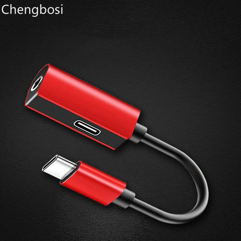 

Usb Adapter 2 In 1 Type C To 3.5mm Audio Jack Charger Adapter Headphone Cable for Samsung S9 Usb Micro Cable Prolunga Usb