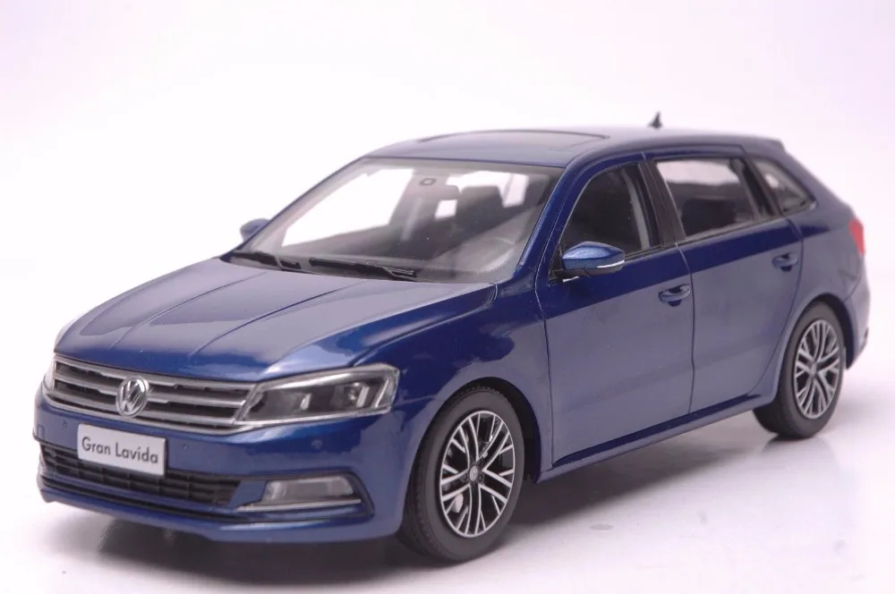 1:18 литая модель для Volkswagen VW Gran Lavida синий вагон игрушечный автомобиль миниатюрная Коллекция подарков