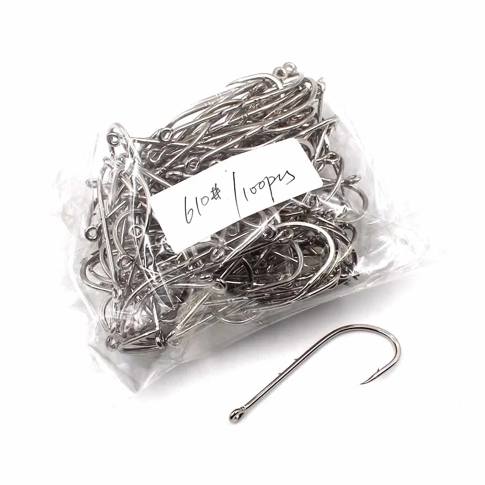 4pcs 6//8//10//12 Explosion Fishing Hooks Pack Tackles with Barb High Carbon Steel