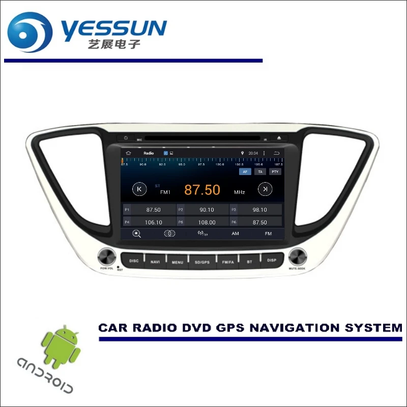 Flash Deal YESSUN For Hyundai Verna 2016~2017 Car Multimedia Navigation CD DVD GPS Player Navi Radio Stereo Wince / Android System 1