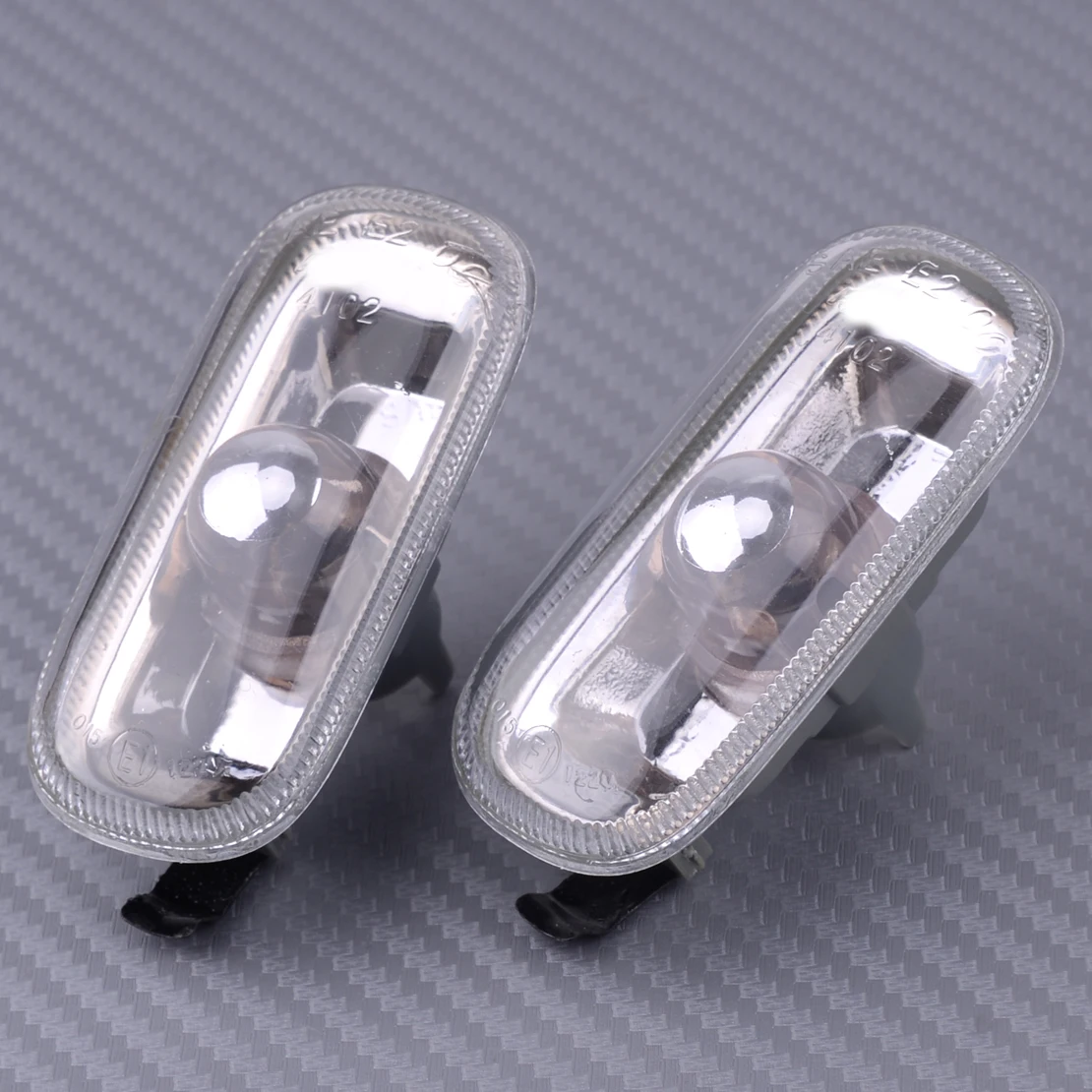 

CITALL 2pcs Car Clear Turn Signal Light Lamp Indicator Lens Side Marker Fender No Bulbs 8E0949127 for Audi A4 S4 A3 A6 S6 RS4