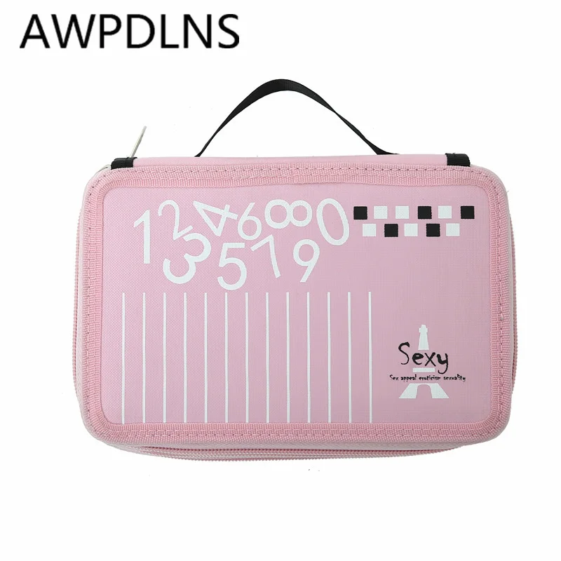 

4th Floor Pencil Case 52 holes Colorful Kawaii Pencilcase Trousse Scolaire Stylo Pen Bag Box School Stationery Estuche Escolar