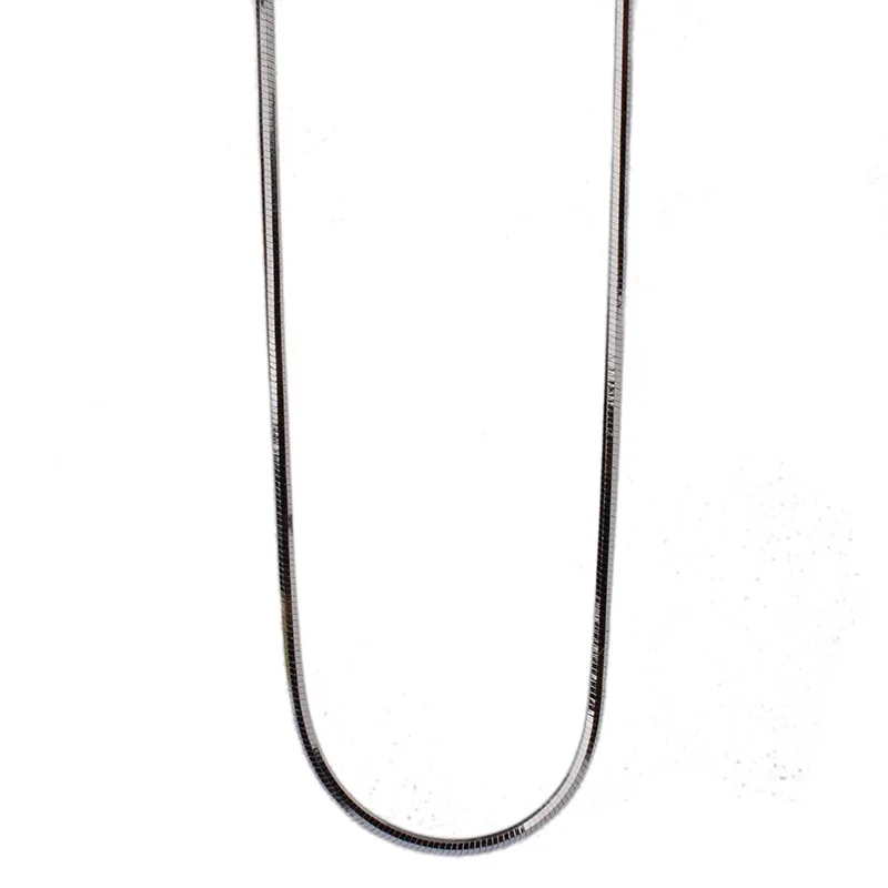 JustNeo Solid 925 Sterling Silver snake Chain Necklace,Basic Chains for Pendants