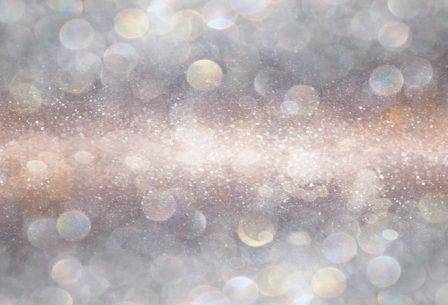 

Laeacco Fantasy Silver Glitter Polka Dots Light Bokeh Child Portrait Pattern Photo Backdrops Backgrounds Photocall Photo Studio