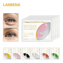 Lanbena 1pcs 2pairs 24k Gold Crystal Collagen Eye Mask Eye Patches Dark Circle Puffiness Eye Bag Anti Wrinkle Face Care Lanbena 1pcs 2pairs 24k Gold Crystal Collagen Eye Mask Eye Patches Dark Circle Puffiness Eye Bag Anti Wrinkle Face Care