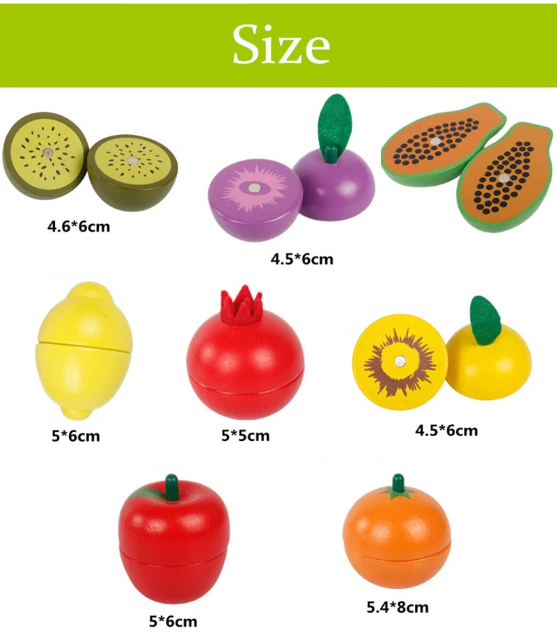 Brinquedos de Madeira do Bebê Brinquedos de Cozinha Frutas e Vegetais Brinquedos para o Miúdo Logwood Fingir Jogar Corte Educação Mãe Jardim Criança 5 jogar brinquedos de cozinha corte frutas e