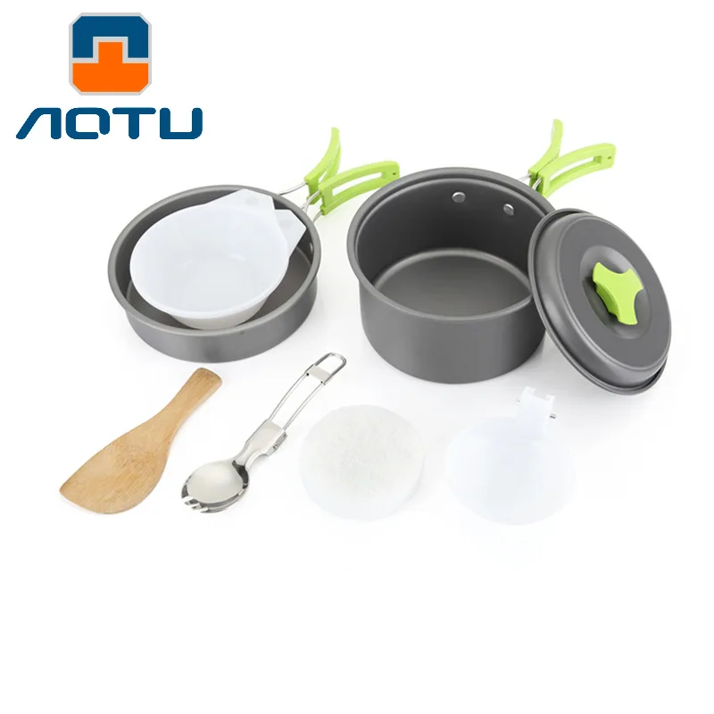 

AOTU 1-2 people outdoor sets of pan/camping sets pot/picnic/portable integrated set of camping pot 570