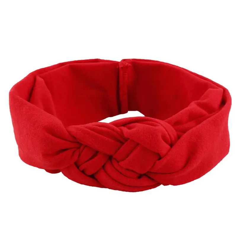 1Pc Knitted Knot Cross Headband Lovely Girls Kids Soft Hairband Turban Hair Band Headwear Accessories