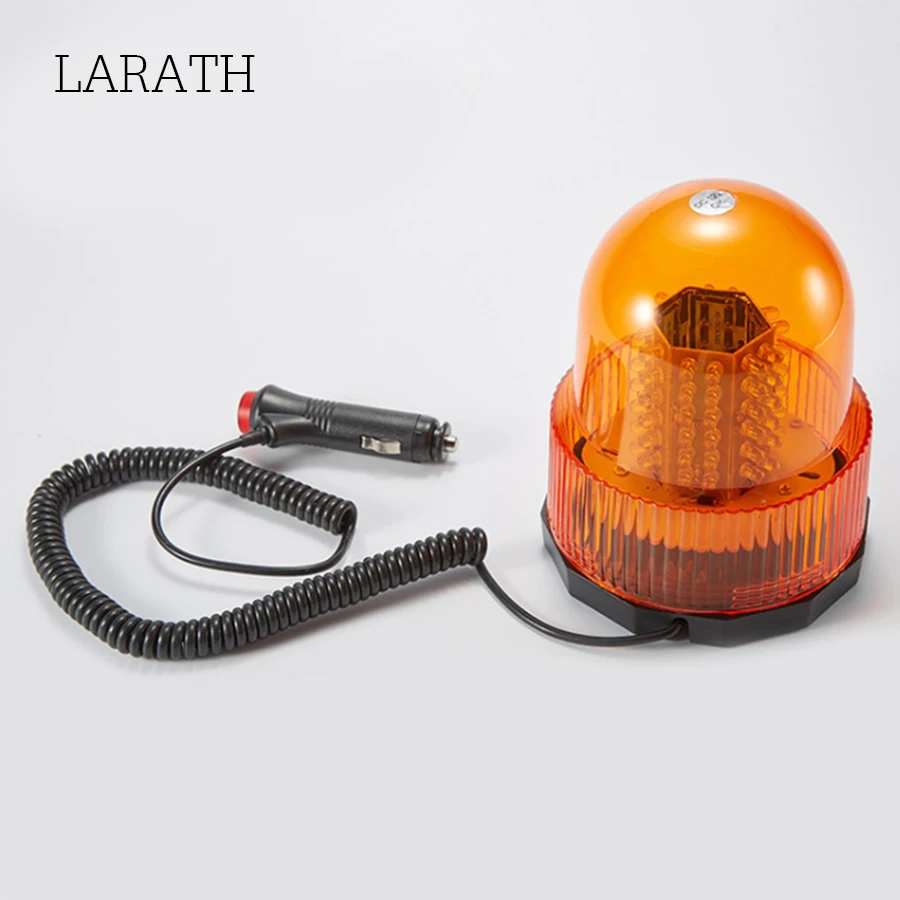 

72 LED Emergency Strobe Light Automotive Blue Yellow Automotive Explosive Car Roof Deck Running Rotating Flashing warning Light