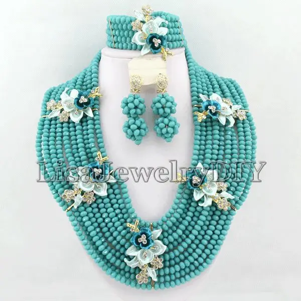 

Wonderful African Beads Jewelry Set Nigerian Wedding African Crystal Beads Jewelry Set African Jewelry Sets HD2235