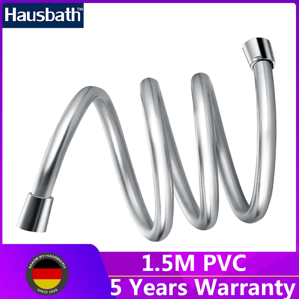 

1.5M PVC Plumbing Shower Hose Flexible Water Hose Pipe Replacement Explosion-proof High Temperature Resistant Bathroom