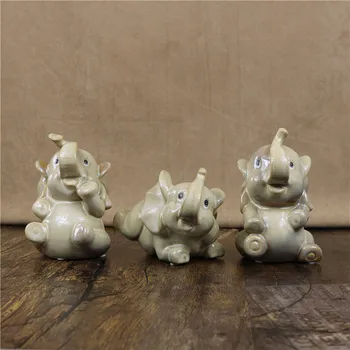 

Lovely Porcelain Elephant Figurine Money Box Handmade Ceramics Animal Statue Piggy Bank Mascot Decor Art and Craft Ornament Gift