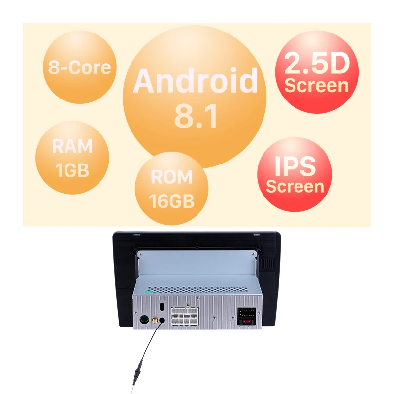 Seicane 10,1 дюймов Android 8,1 Автомагнитола gps головное устройство для 2008 2009 2010 2011 2012 Honda accord 8 WiFi мультимедийный проигрыватель - Цвет: Android 8.1 2.5d ips