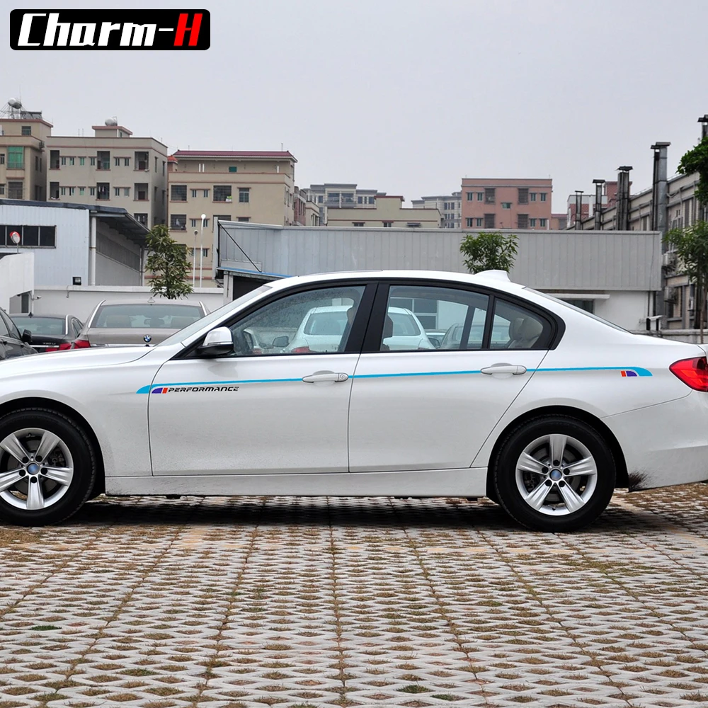 2 قطع الالوان الثلاثة الخصر خط سباق الجانب شريط الفينيل ملصق لاصق لامع ورائع M3 نمط ل BMW 3 سلسلة F30 F31 F34 E90 e91 E92 E93 2013-2018 2 قطع الالوان الثلاثة الخصر خط سباق الجانب شريط الفينيل ملصق لاصق لامع ورائع M3 نمط ل BMW 3 سلسلة F30 F31 F34 E90 e91 E92 E93 2013-2018