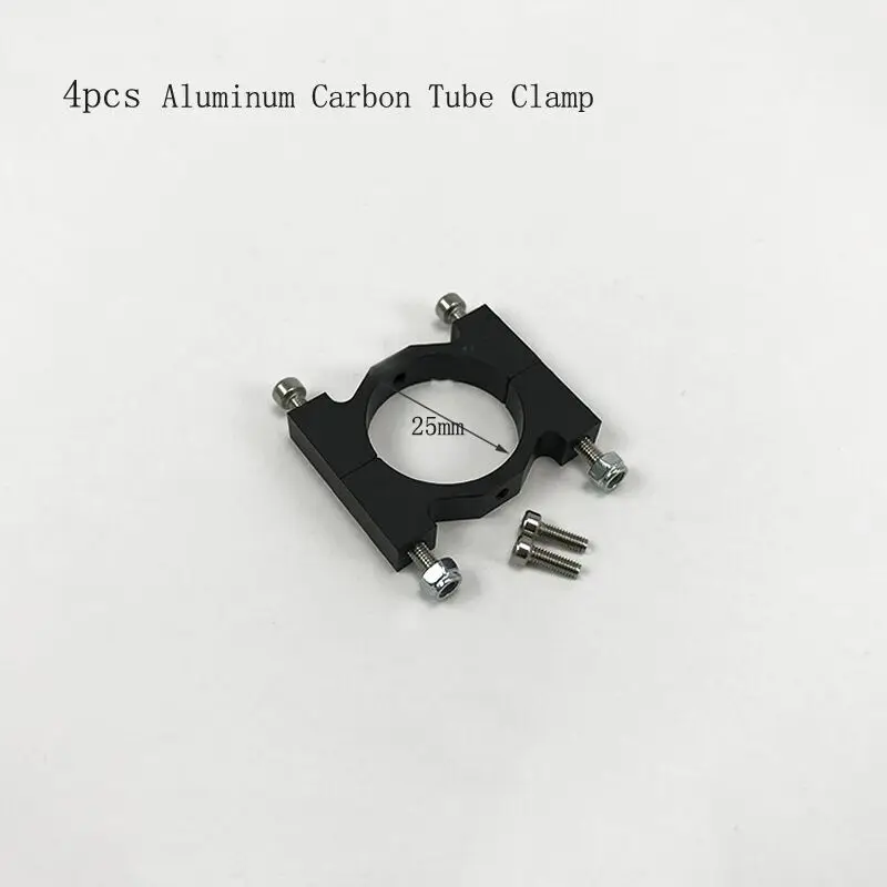 4PCS DIY CNC Aluminum Diameter 25mm Arm Tube Clamp Motor Mount Fixture Clip Holder for Agriculture Plant Protection FPV Drone 4PCS DIY CNC Aluminum Diameter 25mm Arm Tube Clamp Motor Mount Fixture Clip Holder for Agriculture Plant Protection FPV Drone