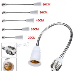 1 шт E27 гибкий удлинитель адаптер Светодиодный свет держатель лампа конвертер Винт Разъем 110 V 220 V