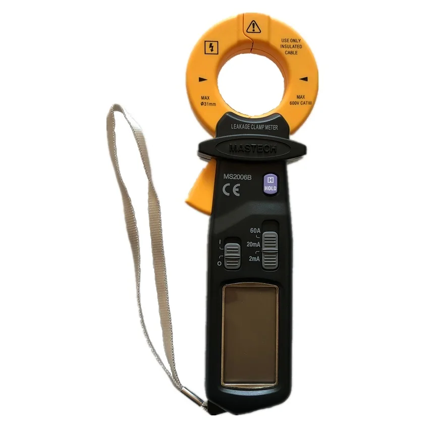 

MASTECH MS2006B High Sensitivity Digital AC Leakage Current Clamp Meter 0.001 mA Resolution