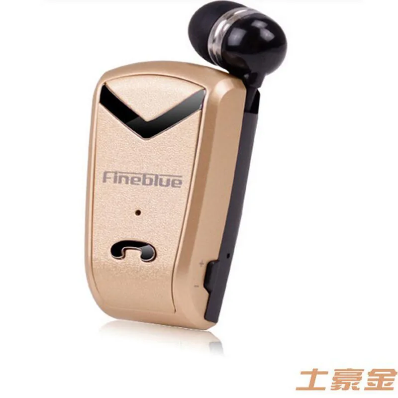 FineBlue F V2 Bluetooth Earphone Auriculares Mini Version Calls Remind Wear Clip Headphone for Business Driving Music Headset
